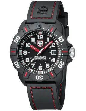 Luminox Coronado 44mm Tactical Watch - Black Dial - Red Accents - 200m