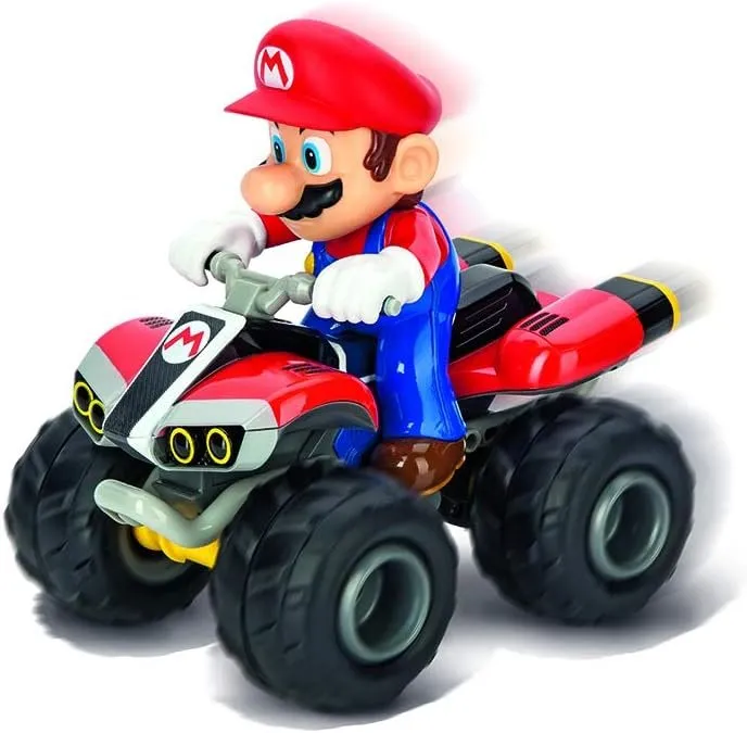 Mario Kart Quad - Mario Carrera RC Nintendo Mario Kart 2.4 GHz Radio Remote Control Toy Car Vehicle