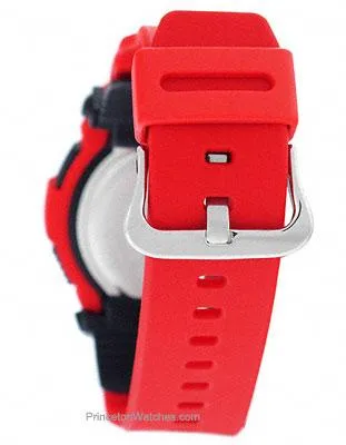 Mens Casio G-Shock - World Time - Tide & Moon Data - Red Resin Band