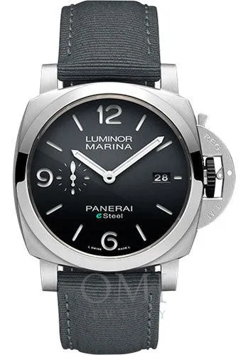 PANERAI LUMINOR MARINA GRIGIO ROCCIA STAINLESS STEEL 44MM GREY DIAL PAM01358