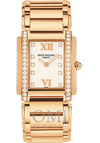 Patek Philippe Twenty~4 Ladies Rose Gold Diamond Set 4908/11R-011