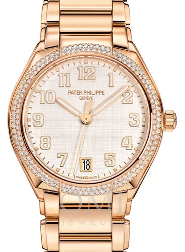 Patek Philippe Twenty~4 Ladies Rose Gold Silver Dial 7300/1200R-010