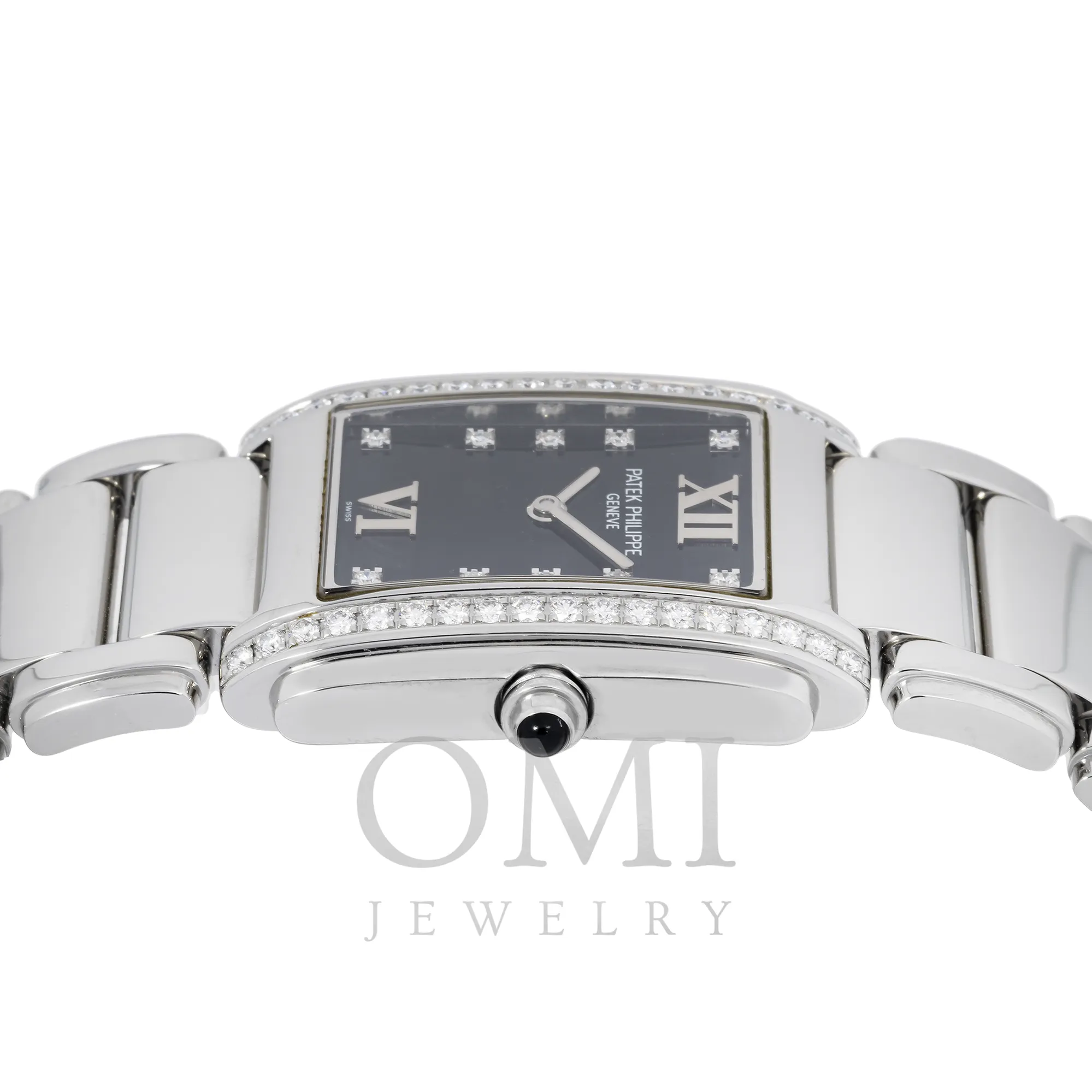 PATEK PHILIPPE TWENTY~4 LADIES STAINLESS STEEL GREY DIAL 4910/10A-010.