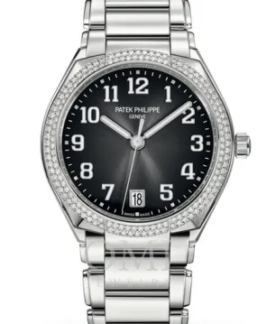 Patek Philippe Twenty~4 Ladies Stainless Steel Grey Sunburst Dial 7300/1200A-010