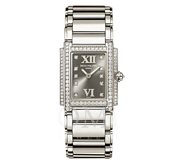 Patek Philippe Twenty~4 Ladies White Gold Diamond Set 4908/200G-001