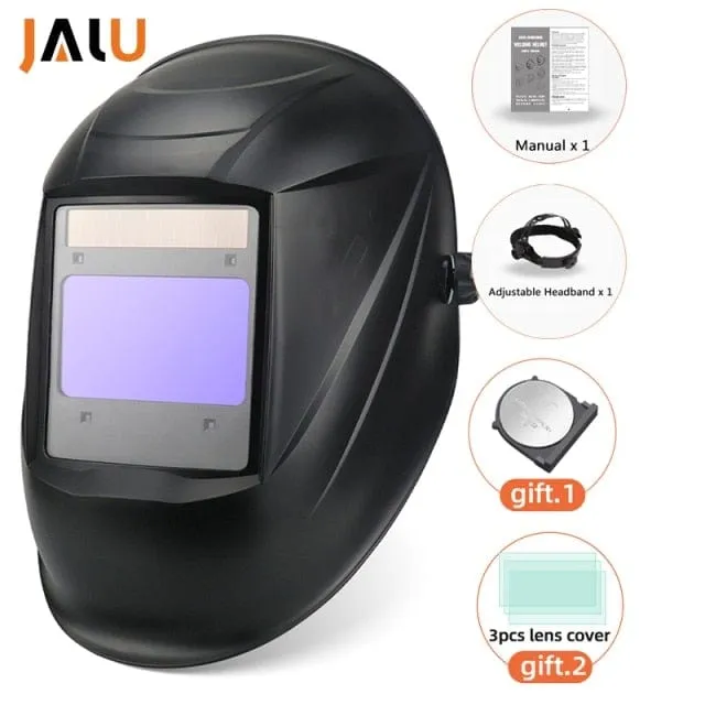 Professional Protective Welding Helmet Automatically Darkening Soldering Mask True Color Welder Cap 4 Arc Sensor for TIG MIG MMA