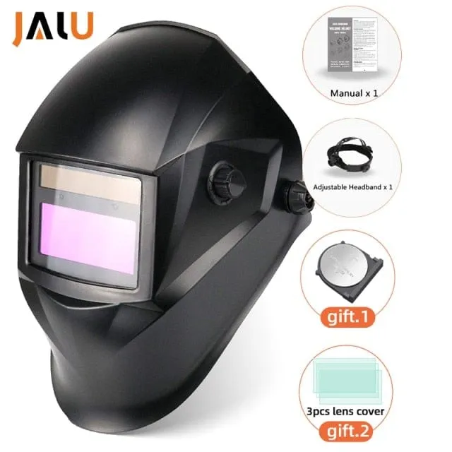 Professional Protective Welding Helmet Automatically Darkening Soldering Mask True Color Welder Cap 4 Arc Sensor for TIG MIG MMA