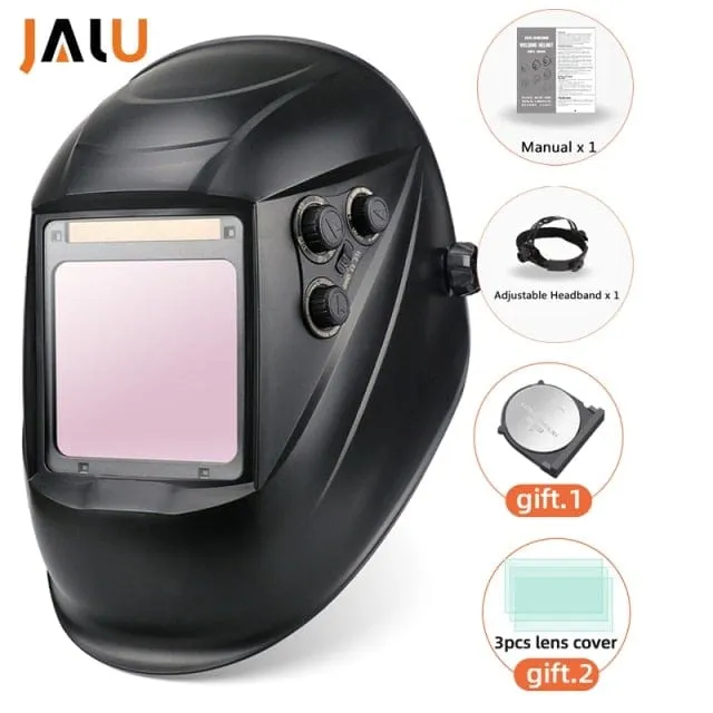 Professional Protective Welding Helmet Automatically Darkening Soldering Mask True Color Welder Cap 4 Arc Sensor for TIG MIG MMA