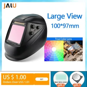 Professional Protective Welding Helmet Automatically Darkening Soldering Mask True Color Welder Cap 4 Arc Sensor for TIG MIG MMA