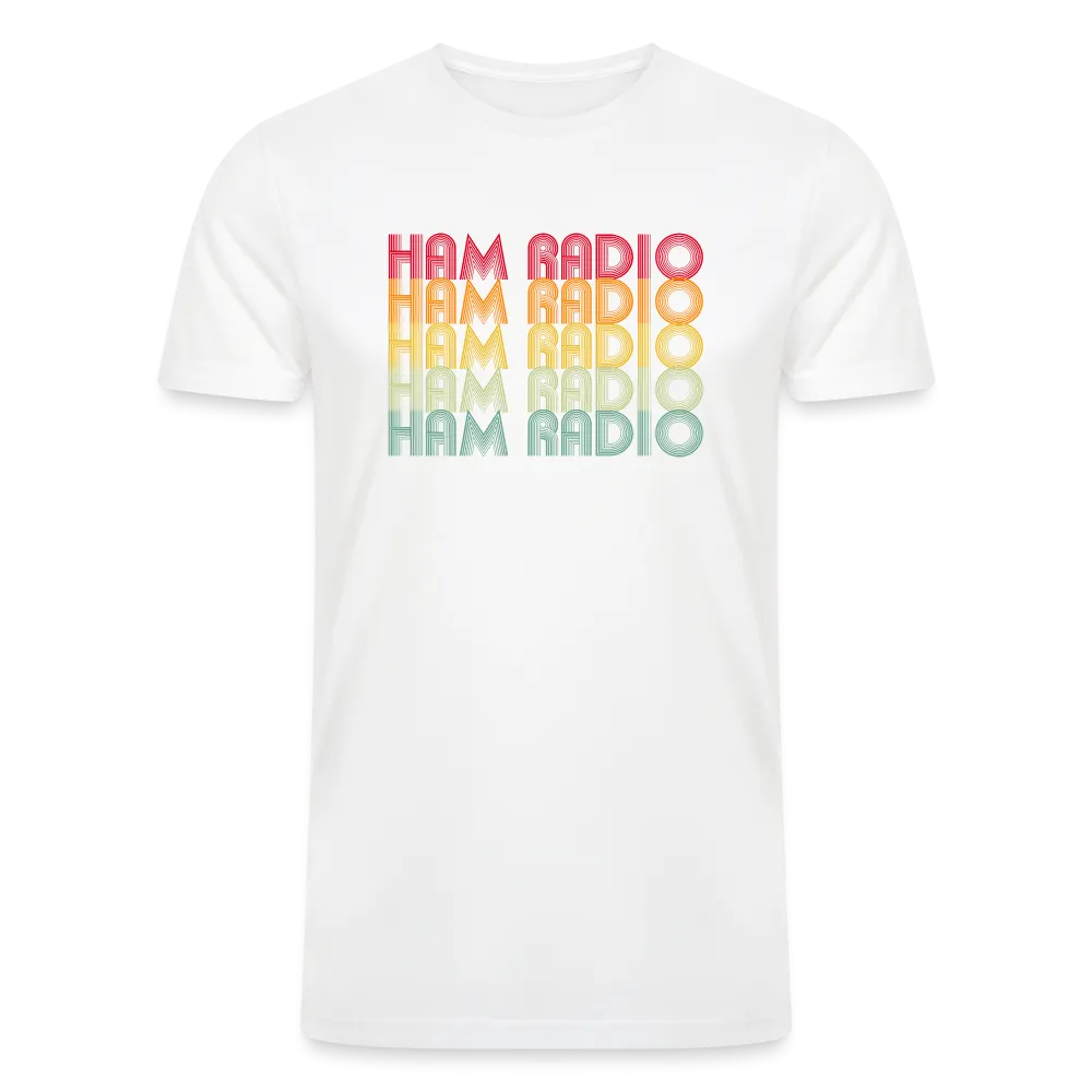 Retro Radiowaves: 'Ham Radio' - Men’s Tri-Blend Organic T-Shirt