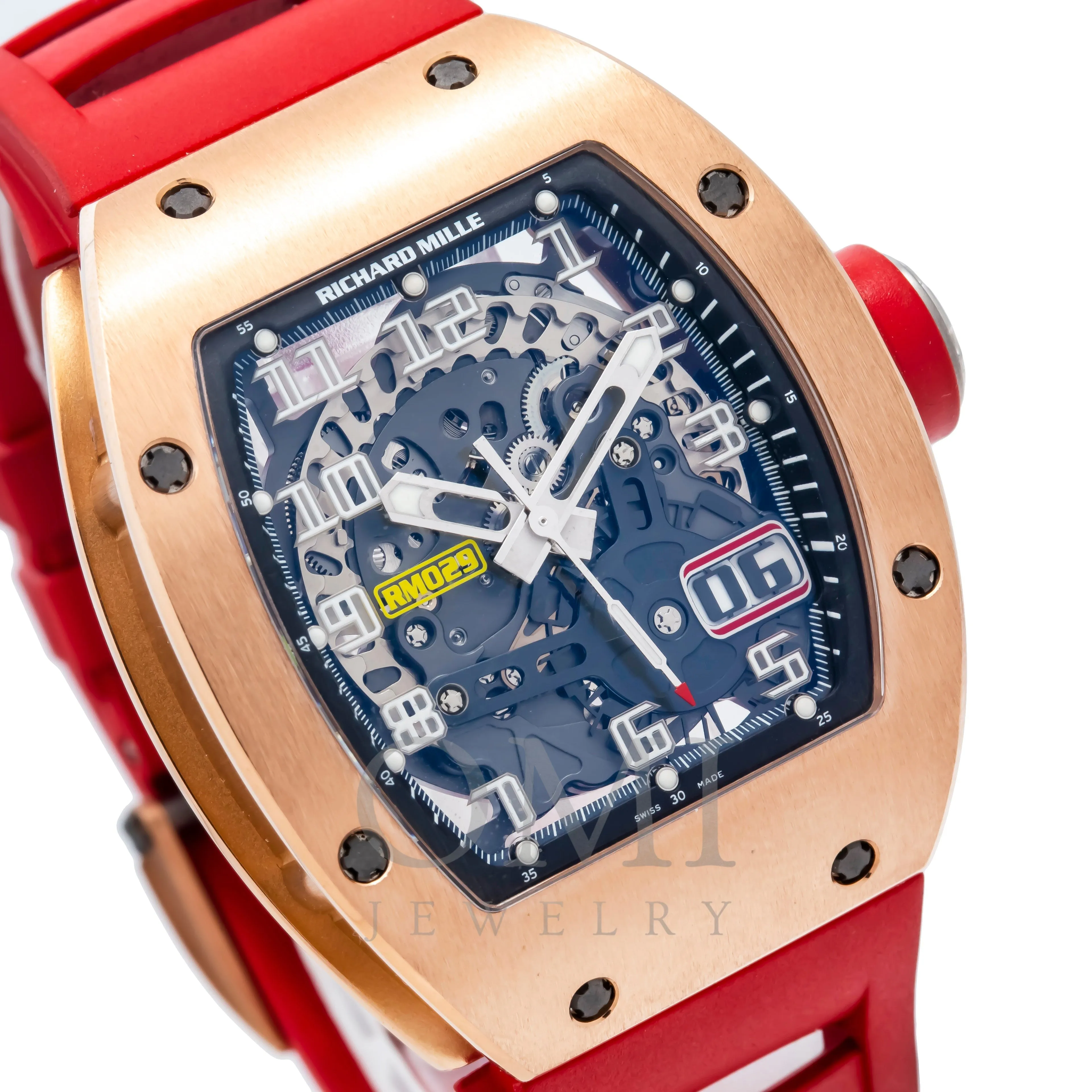 Richard Mille RM029 48MM Transparent Dial With Rubber Bracelet