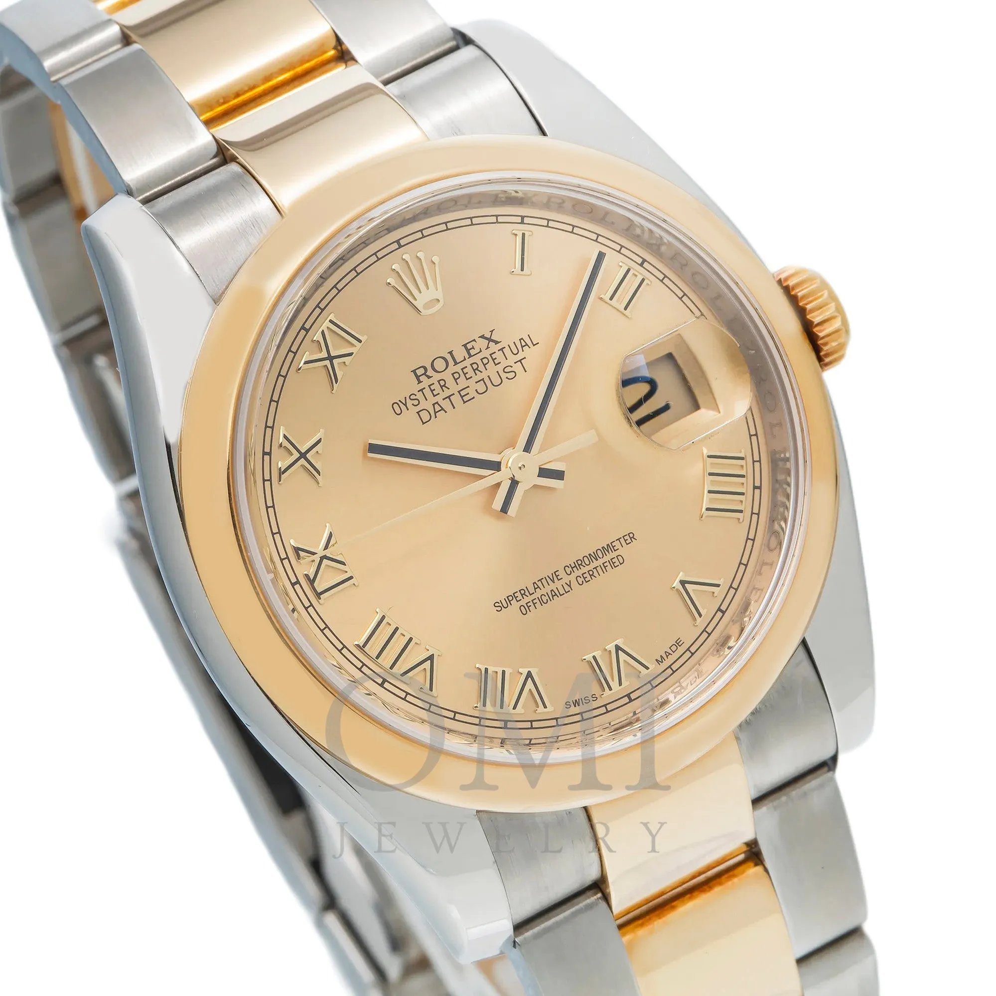 Rolex Datejust 116203 36MM Champagne Dial With Two Tone Oyster Bracelet