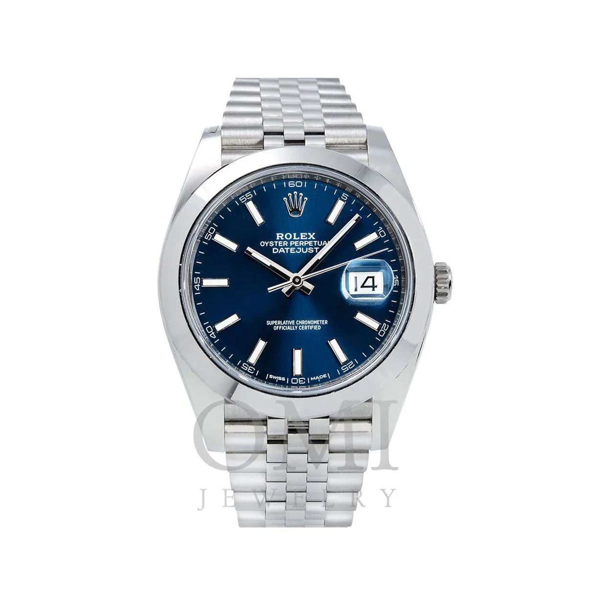 Rolex Datejust 126300 41MM Blue Dial With Stainless Steel Jubilee Bracelet