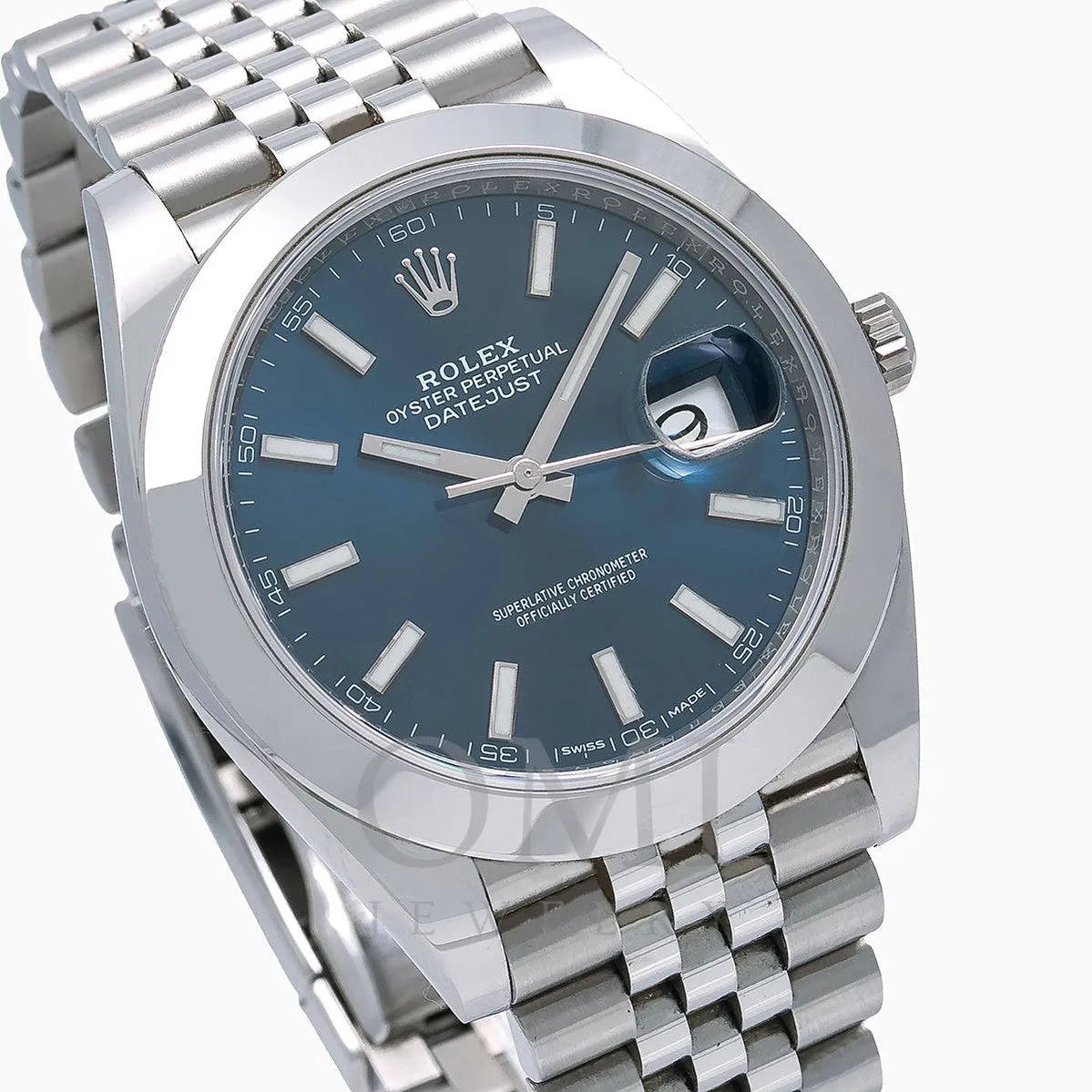 Rolex Datejust 126300 41MM Blue Dial With Stainless Steel Jubilee Bracelet