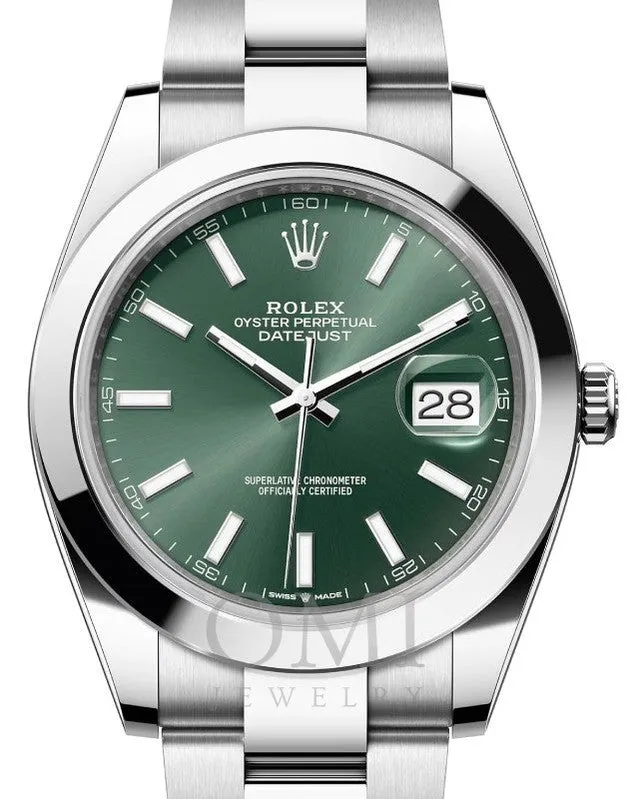 Rolex  Datejust 126300 - 41MM Watch With Stainless Steel Oyster Bracelet and Domed Bezel