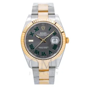 Rolex Datejust 126333 41MM Wimbledon Dial With Two Tone Oyster Bracelet