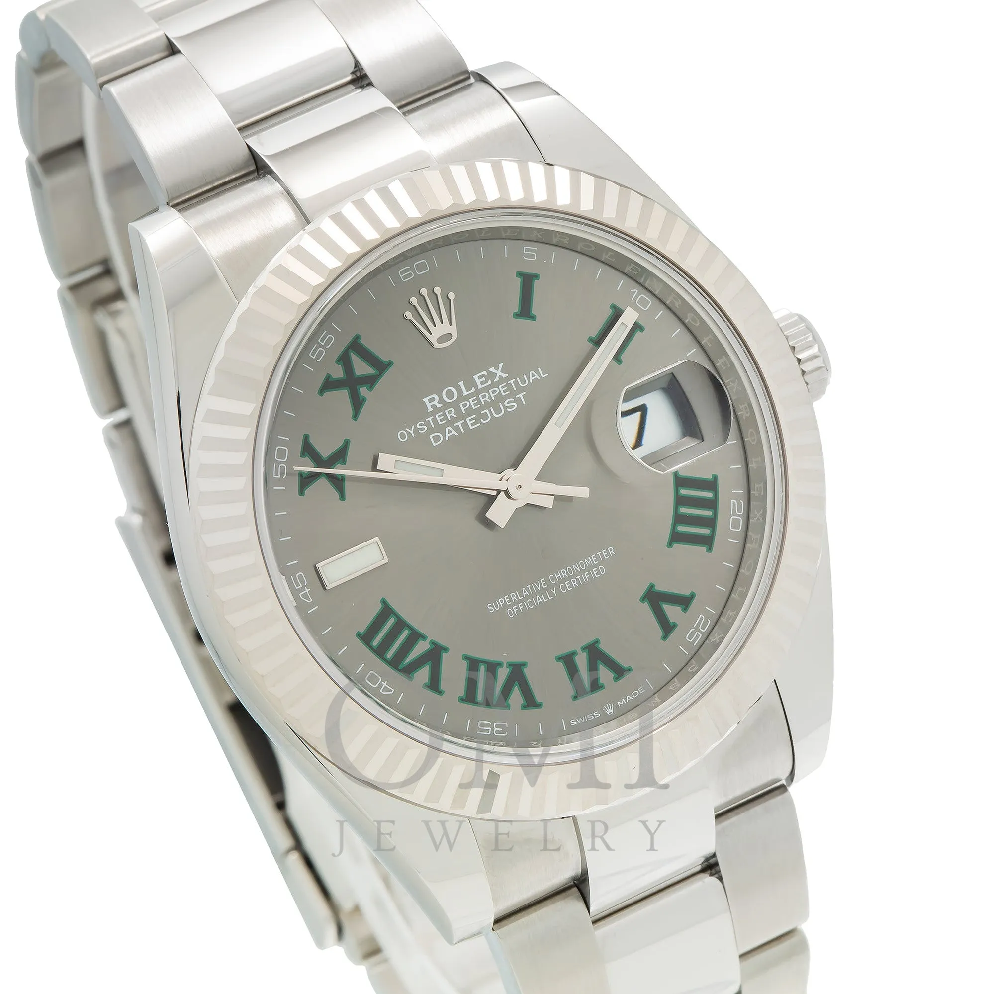 Rolex Datejust 126334 41MM Wimbeldon Slate Dial