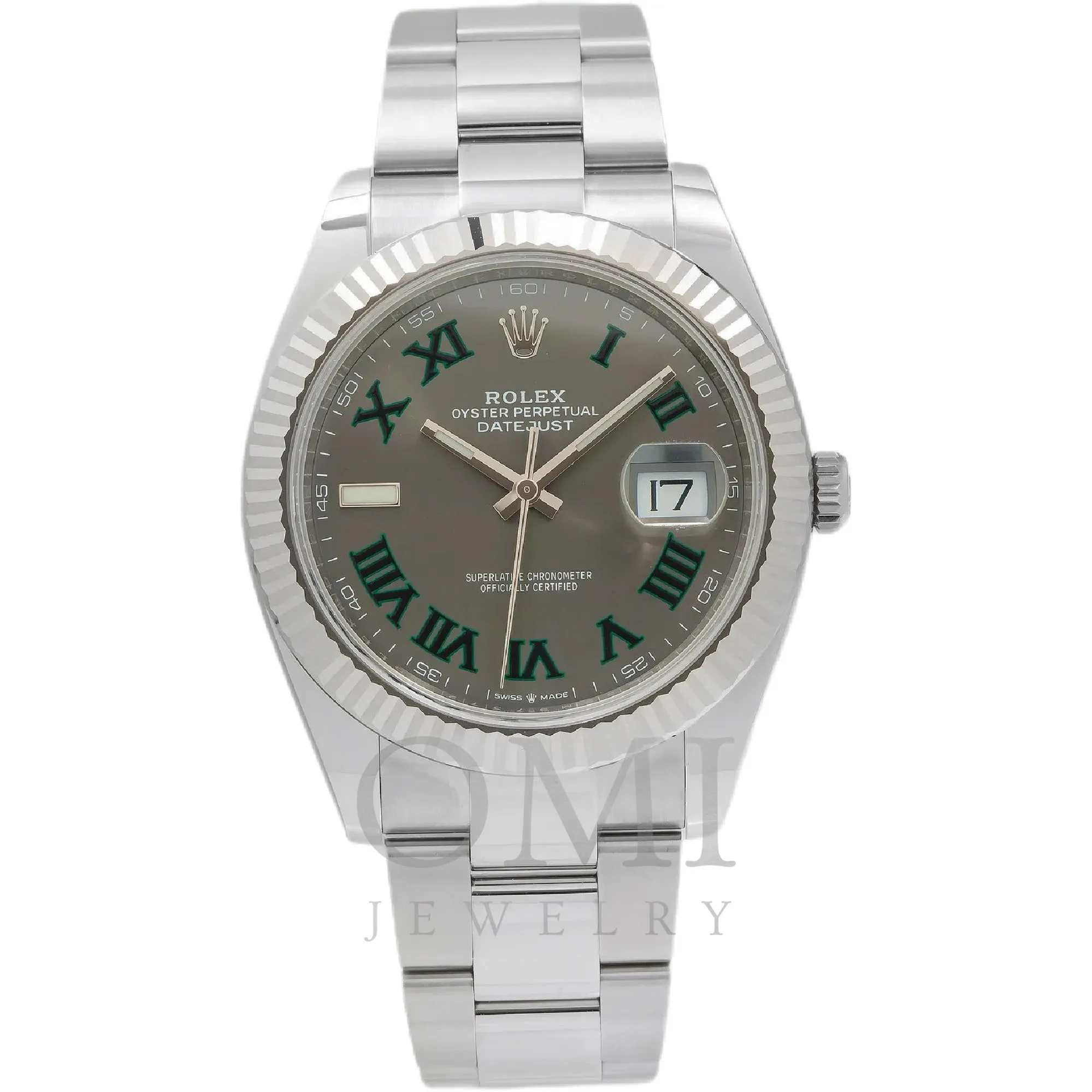 Rolex Datejust 126334 41MM Wimbeldon Slate Dial