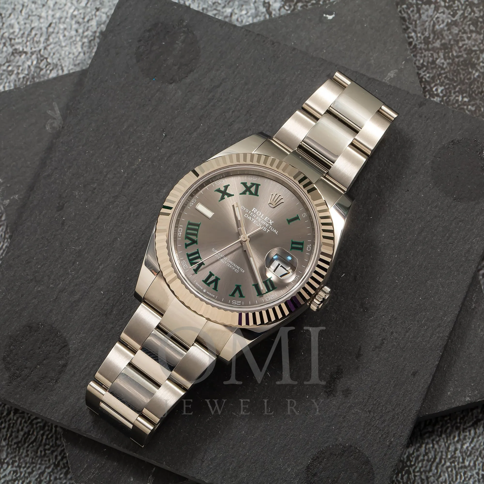 Rolex Datejust 126334 41MM Wimbeldon Slate Dial