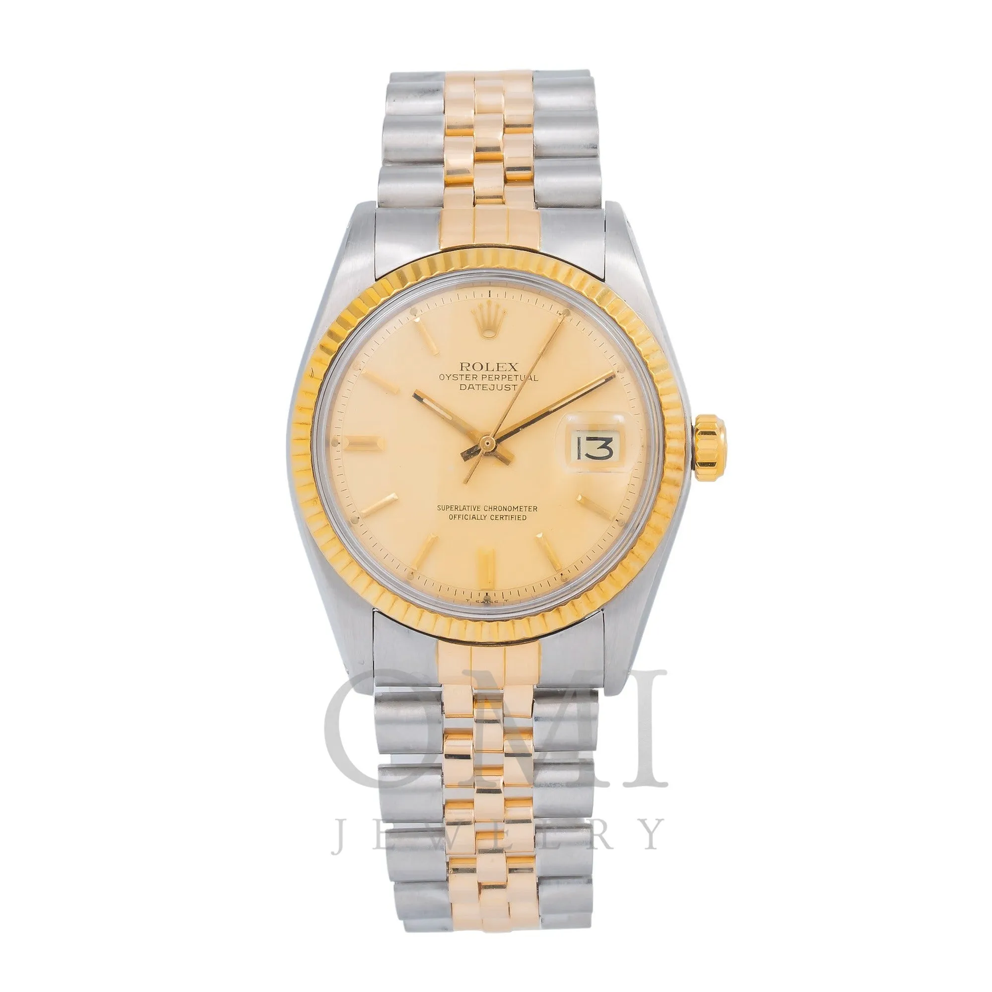 Rolex Datejust 1601 36MM Champagne Dial With Two Tone Jubilee Bracelet