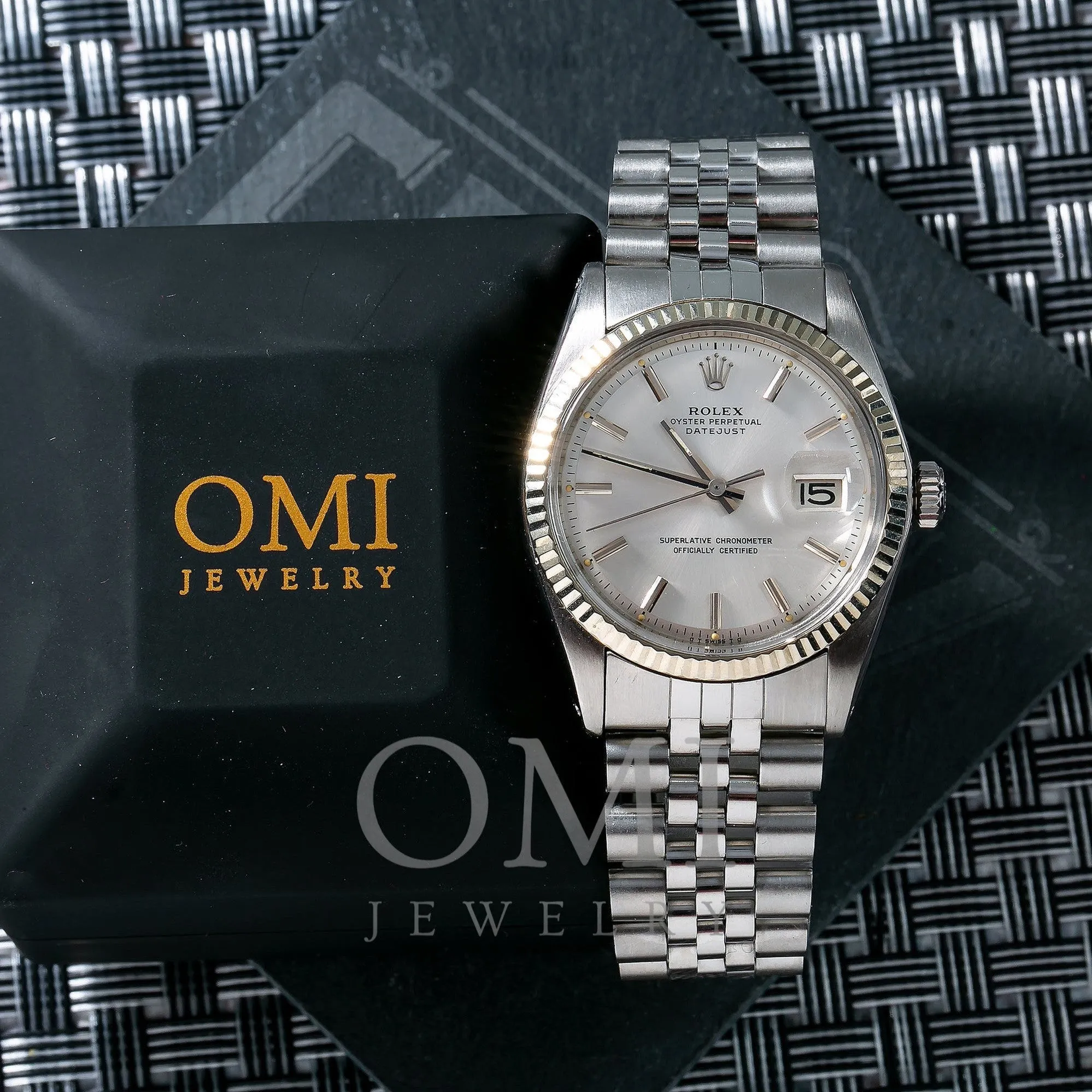 Rolex Datejust 1601 36MM Silver Dial With Stainless Steel Jubilee Bracelet