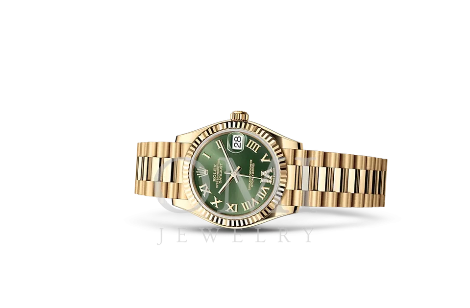 Rolex Datejust 278278 31 mm - Oyster Yellow Gold Bracelet And Yellow Gold Fluted Bezel