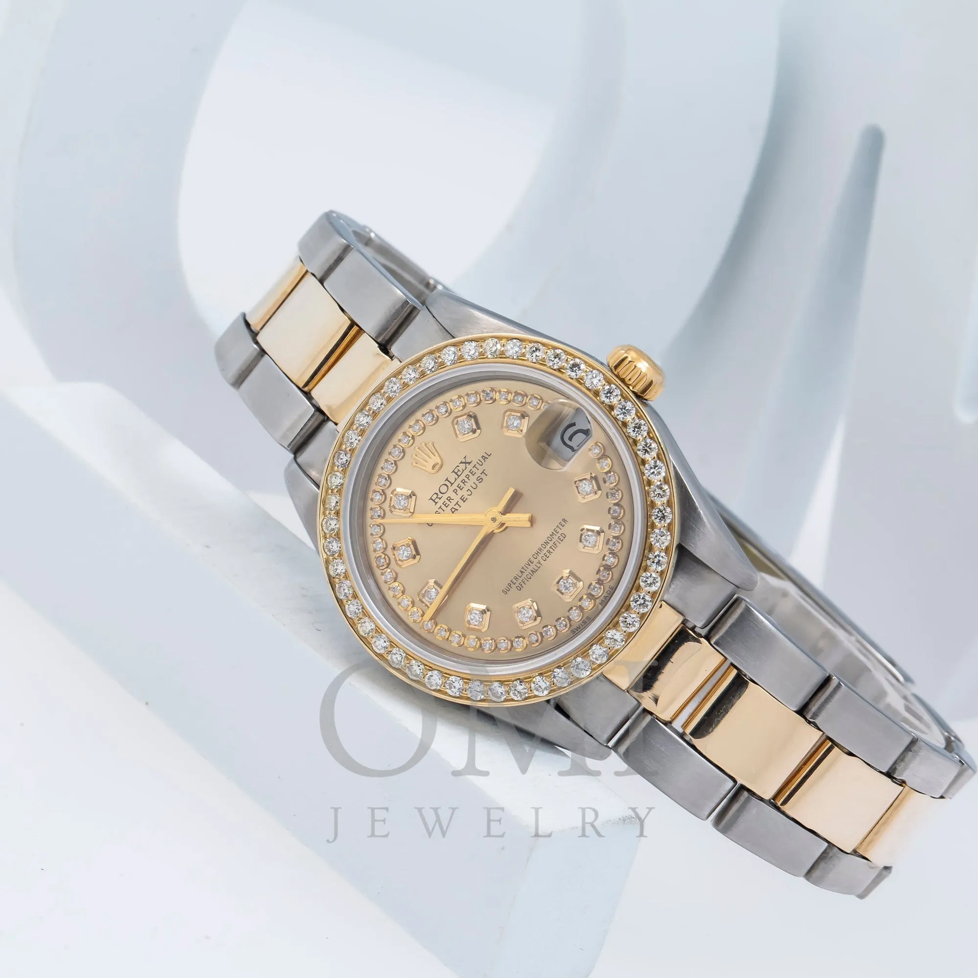 Rolex Datejust 68240 31MM Champagne Diamond Dial With Two-Tone Bracelet