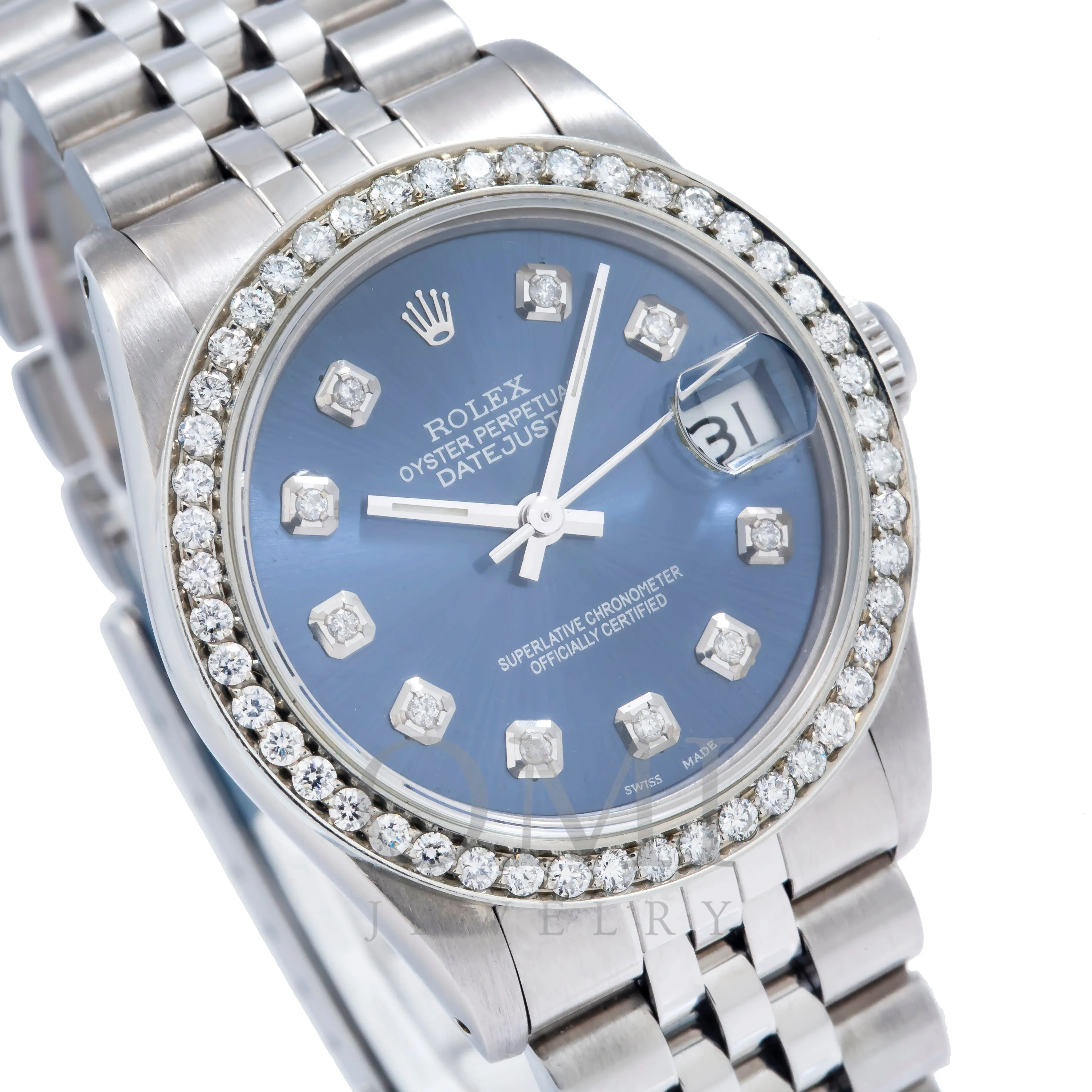 Rolex Datejust 68274 31MM Blue Diamond Dial With Jubilee Bracelet