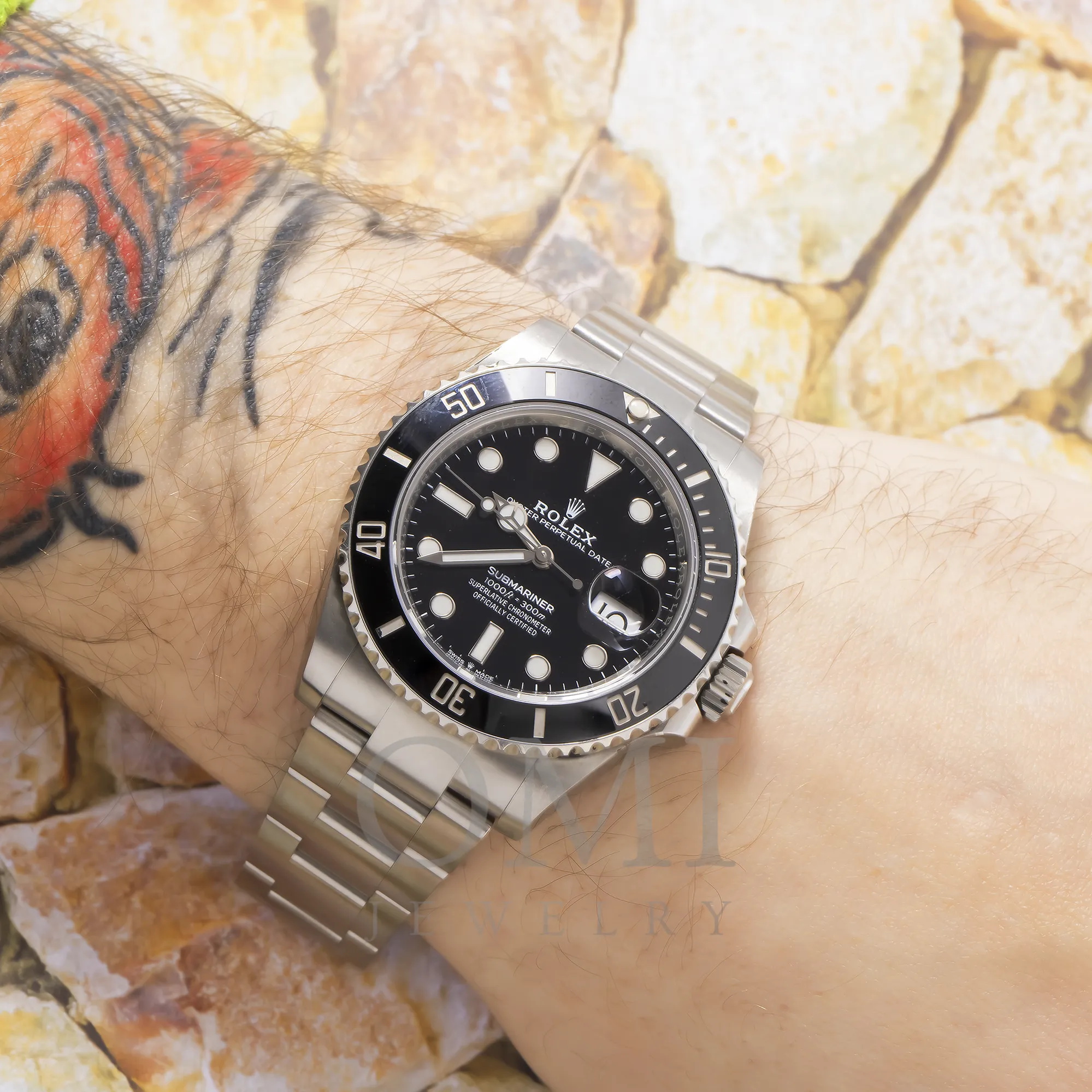 Rolex OystePerpetual Date Submariner 126610LN 41MM Black Dial With Stainless Steel Oyster Bracelet.