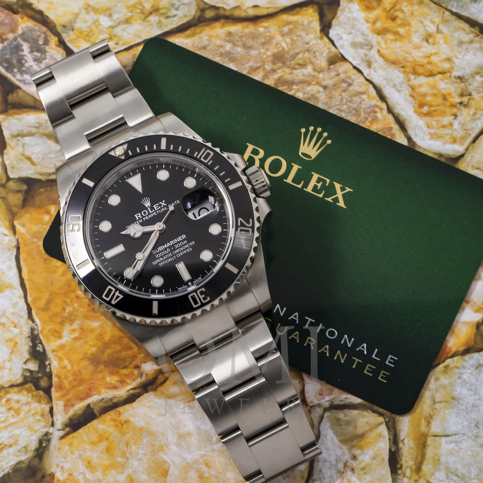 Rolex OystePerpetual Date Submariner 126610LN 41MM Black Dial With Stainless Steel Oyster Bracelet.