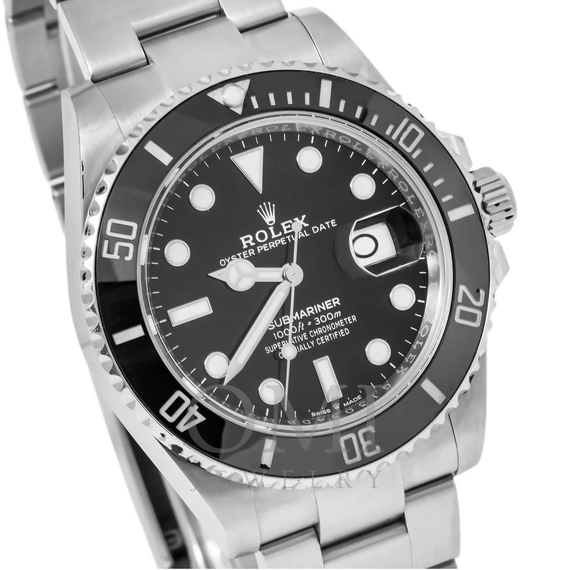 Rolex OystePerpetual Date Submariner 126610LN 41MM Black Dial With Stainless Steel Oyster Bracelet.