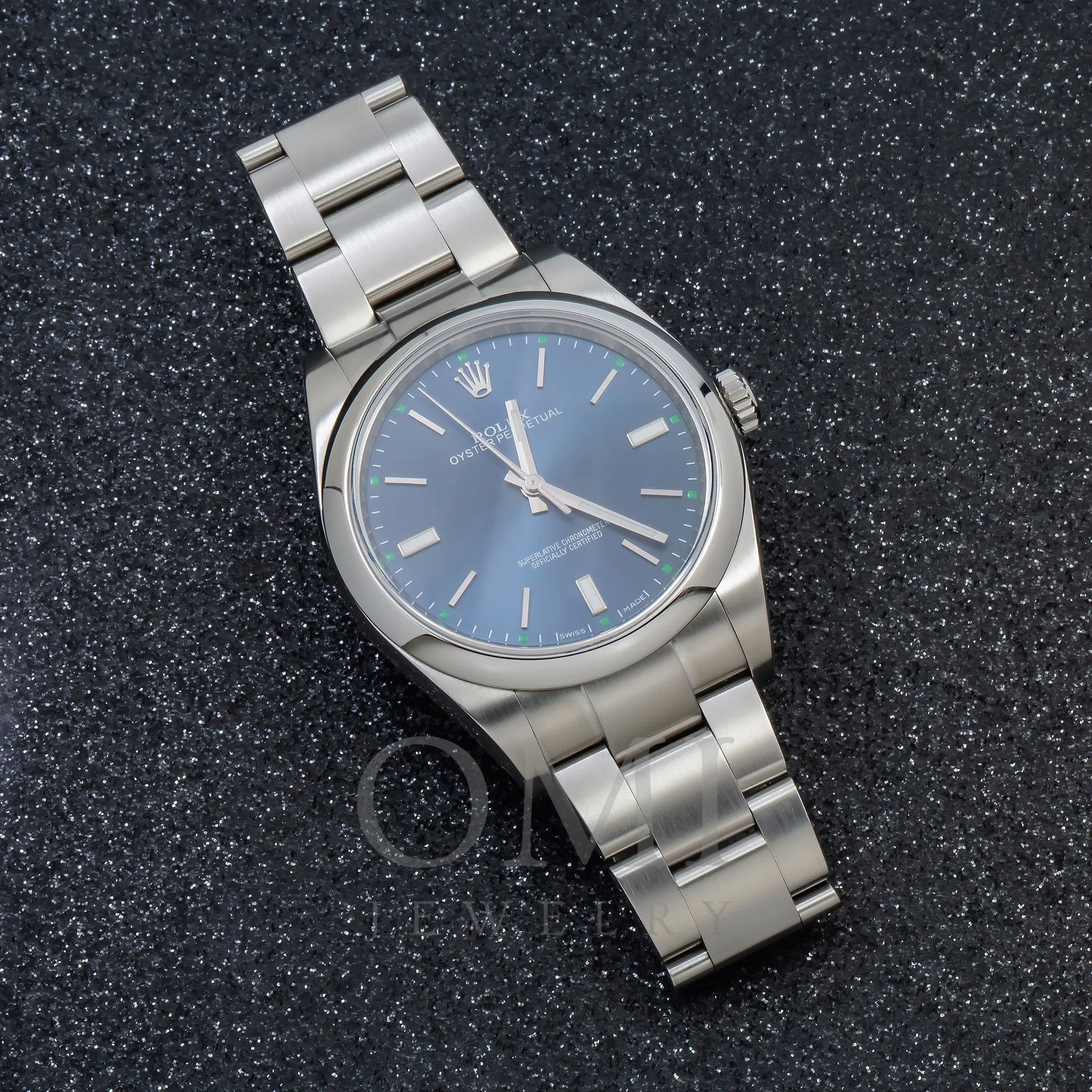 Rolex Oyster Perpetual 114300 39MM Blue Dial With Stainless Steel Oyster Bracelet