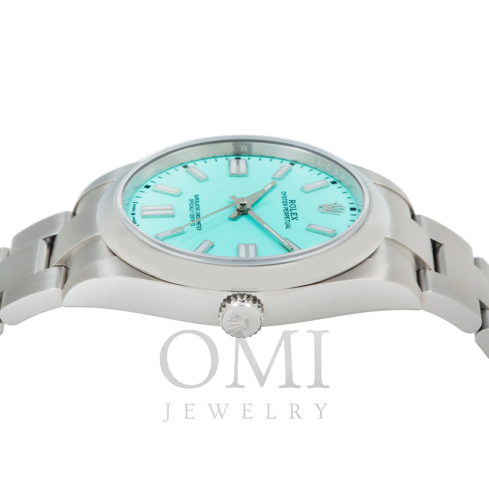 Rolex Oyster Perpetual 124300 41MM Turquoise Dial With Oyster Bracelet