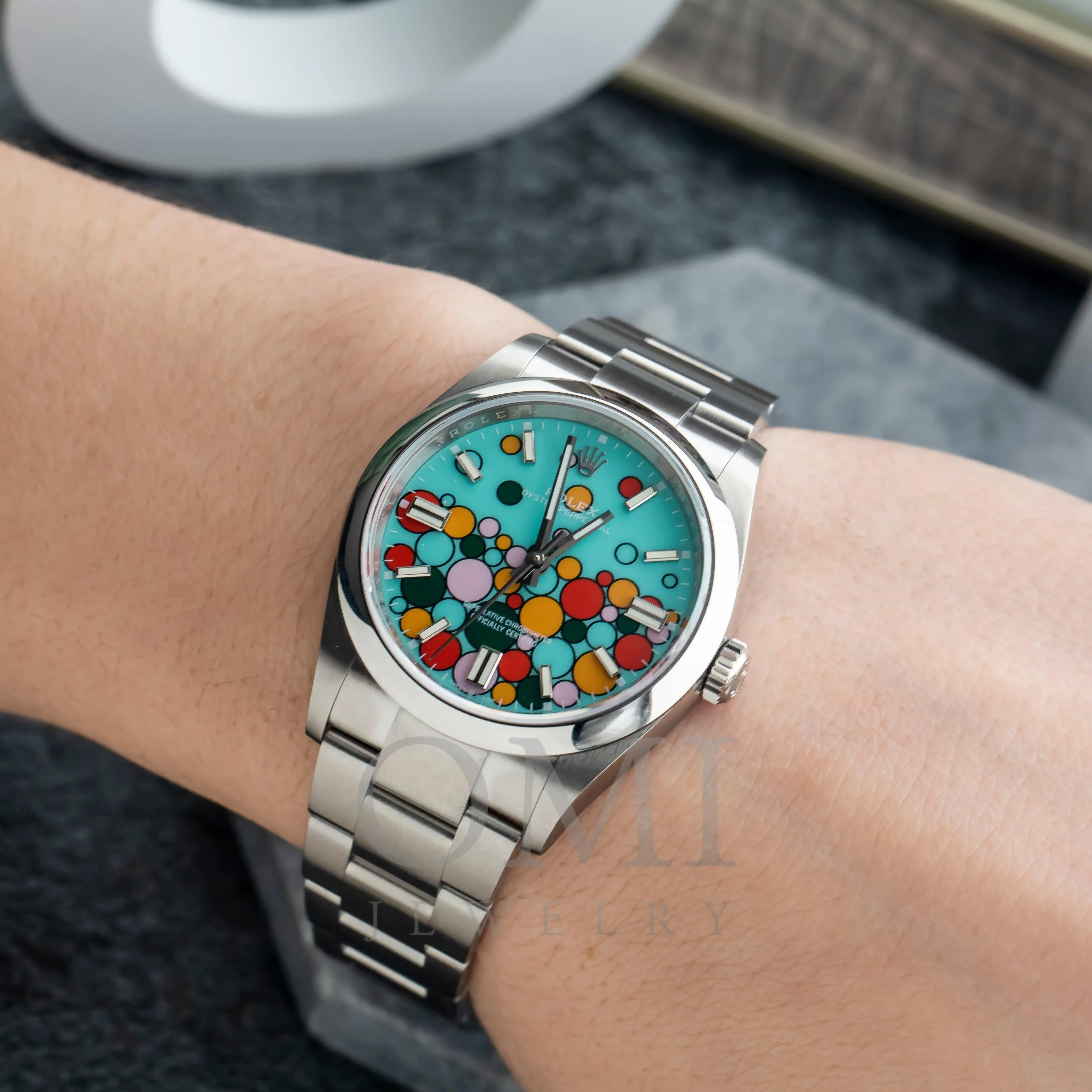 Rolex Oyster Perpetual 126000 36MM Turquoise Celebration Dial With Oyster Bracelet