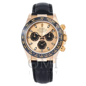 ROLEX OYSTER PERPETUAL COSMOGRAPH DAYTONA 116515LN 40MM PINK DIAL WITH BLACK OYSTERFLEX STRAP