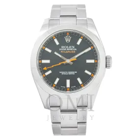 Rolex Oyster Perpetual Milgauss 116400 40MM Black Dial