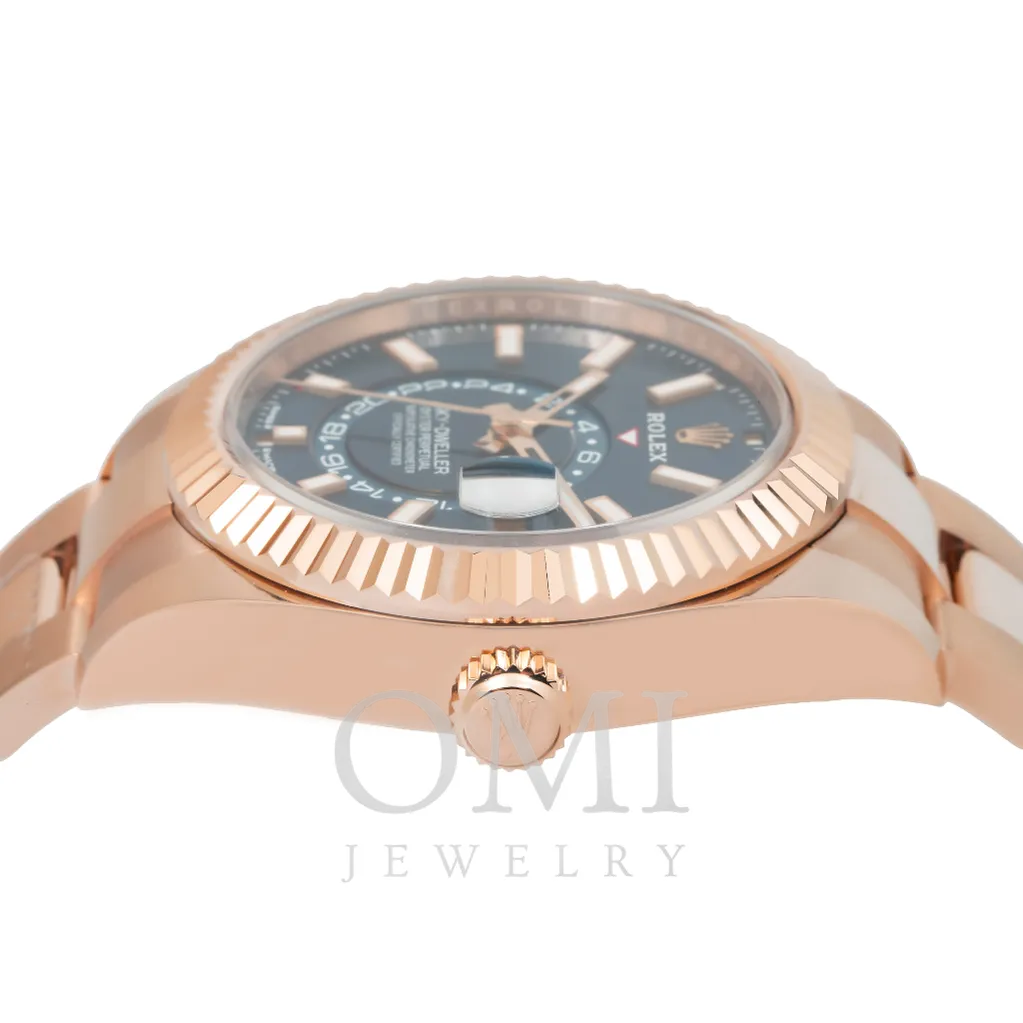 Rolex Sky-Dweller 336935 42MM Blue Dial With Rose Gold Oyster Bracelet