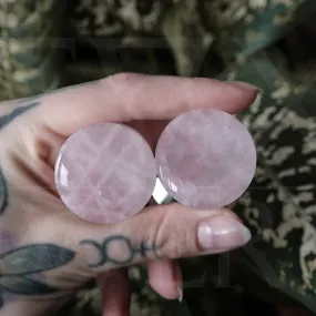 Rose Quartz Plugs