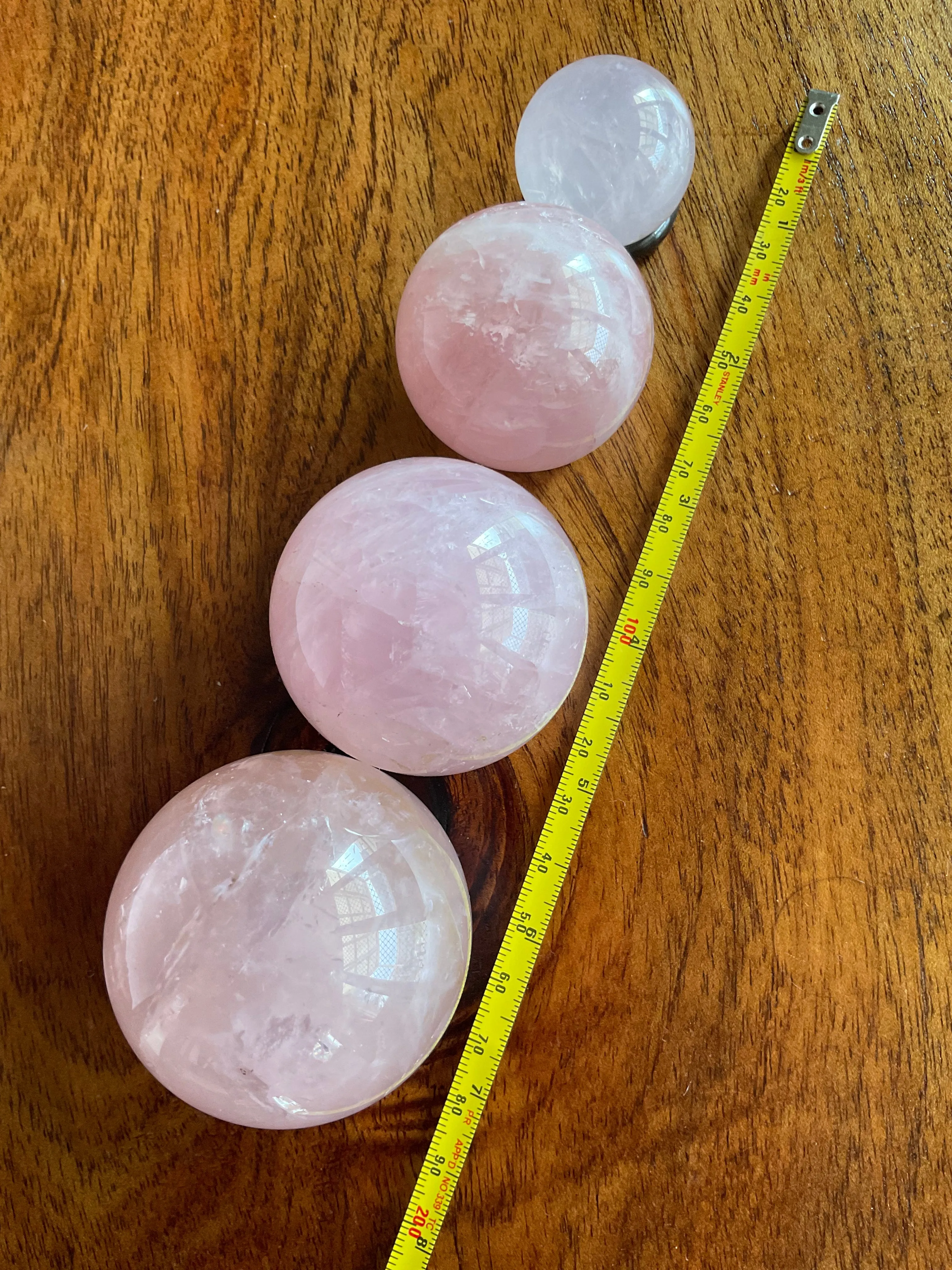 Rose Quartz Spheres