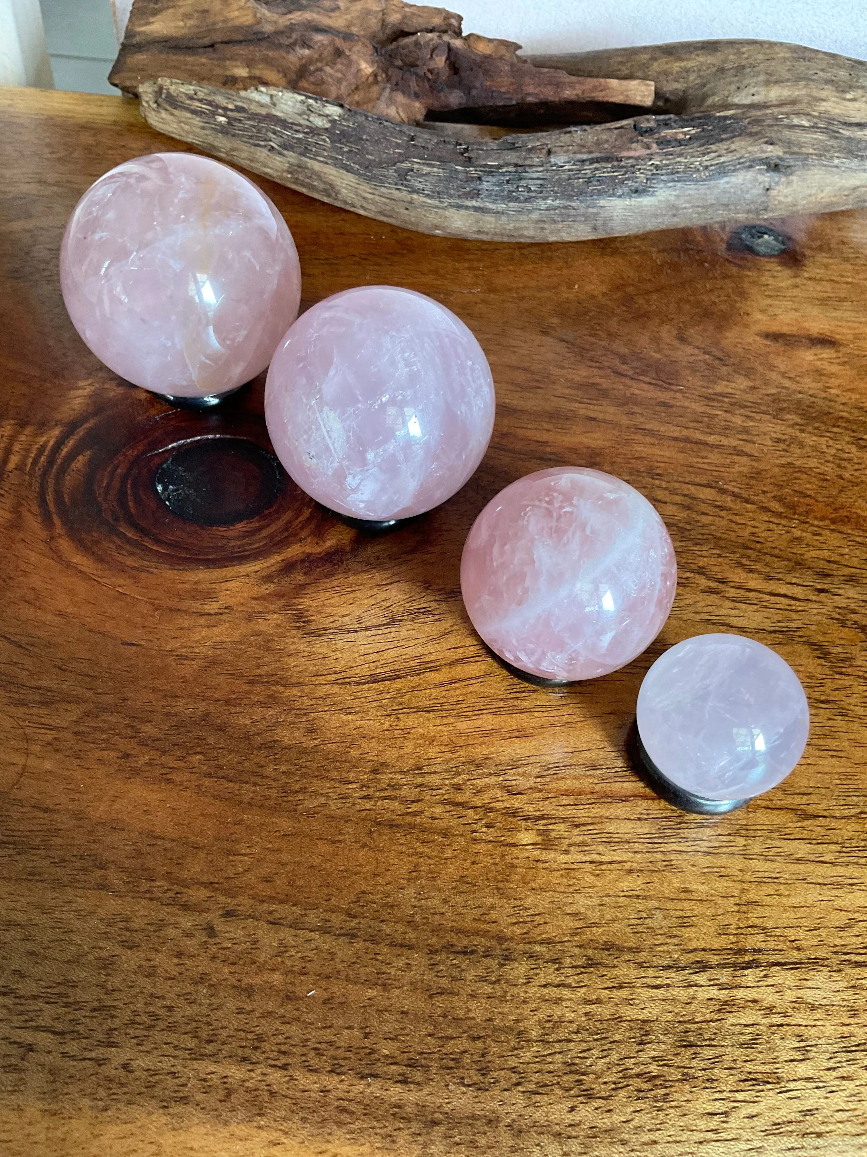 Rose Quartz Spheres