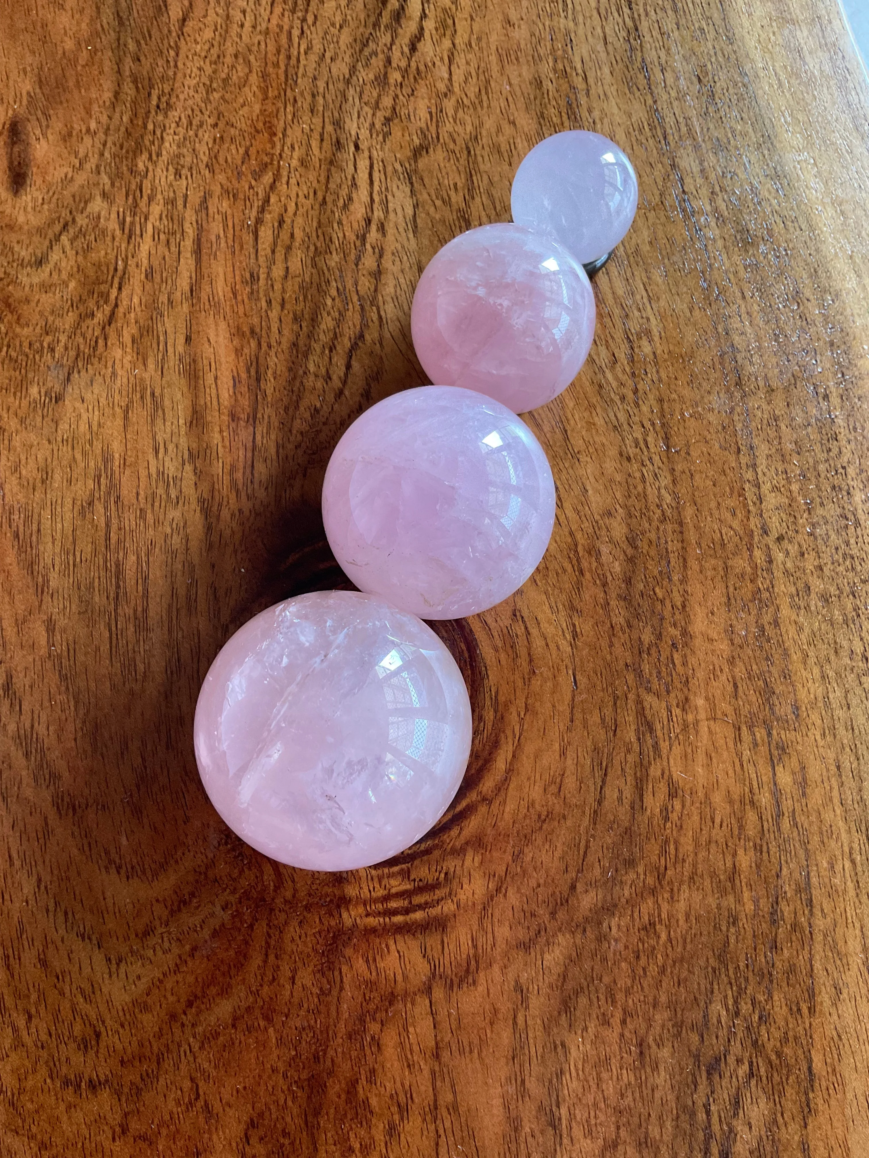 Rose Quartz Spheres