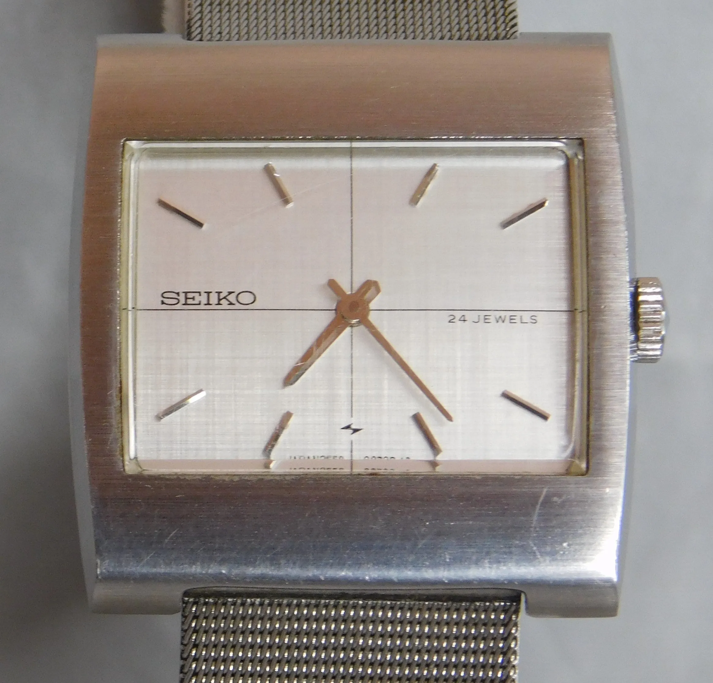 Seiko 2559-3010 Rare Vintage 1970 Stainless Steel Manual Wind Mens Watch....31mm