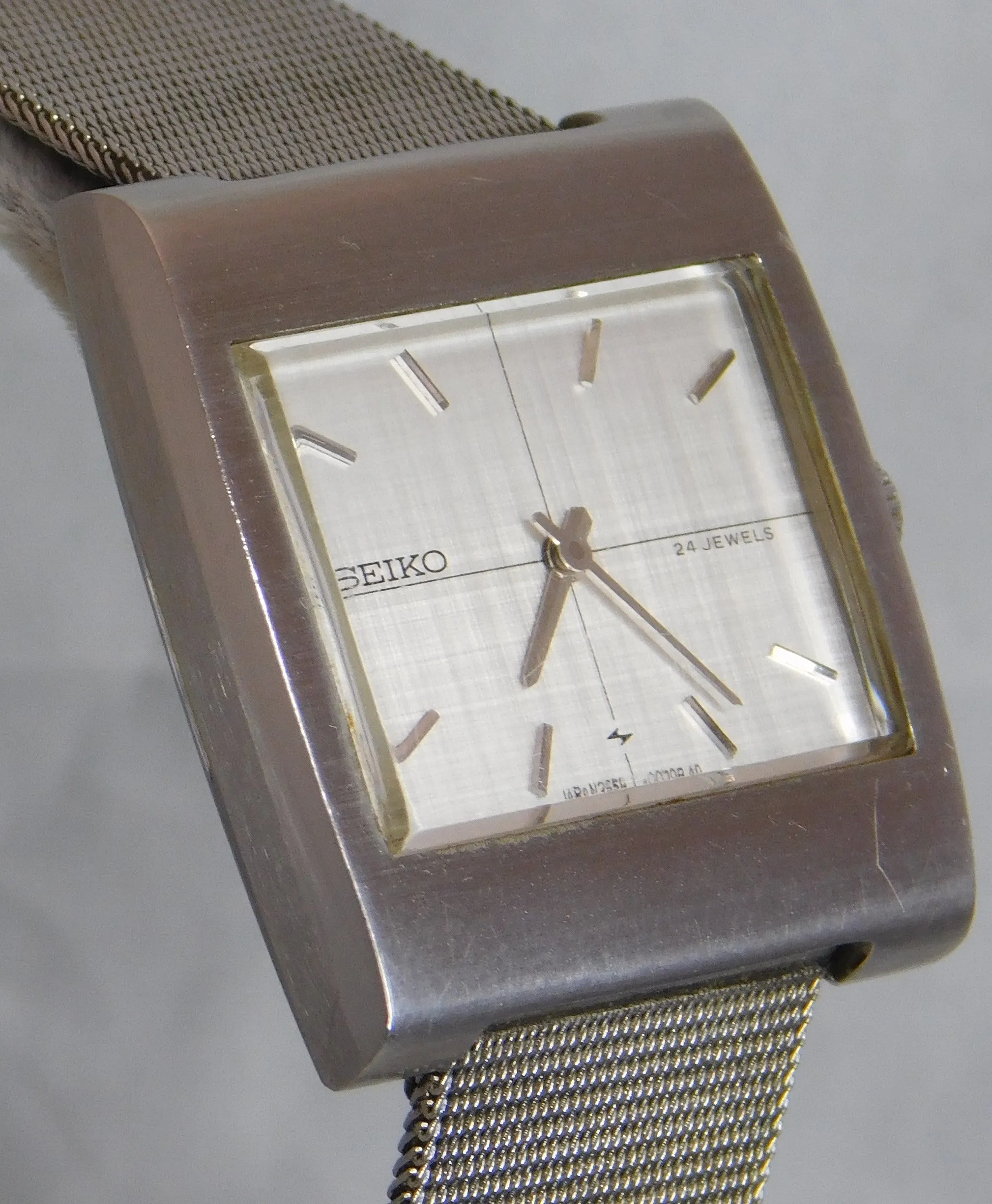 Seiko 2559-3010 Rare Vintage 1970 Stainless Steel Manual Wind Mens Watch....31mm