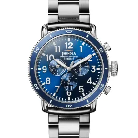 Shinola 48MM Runwell Sports Chrono Midnight Blue Dial Watch S0120231780