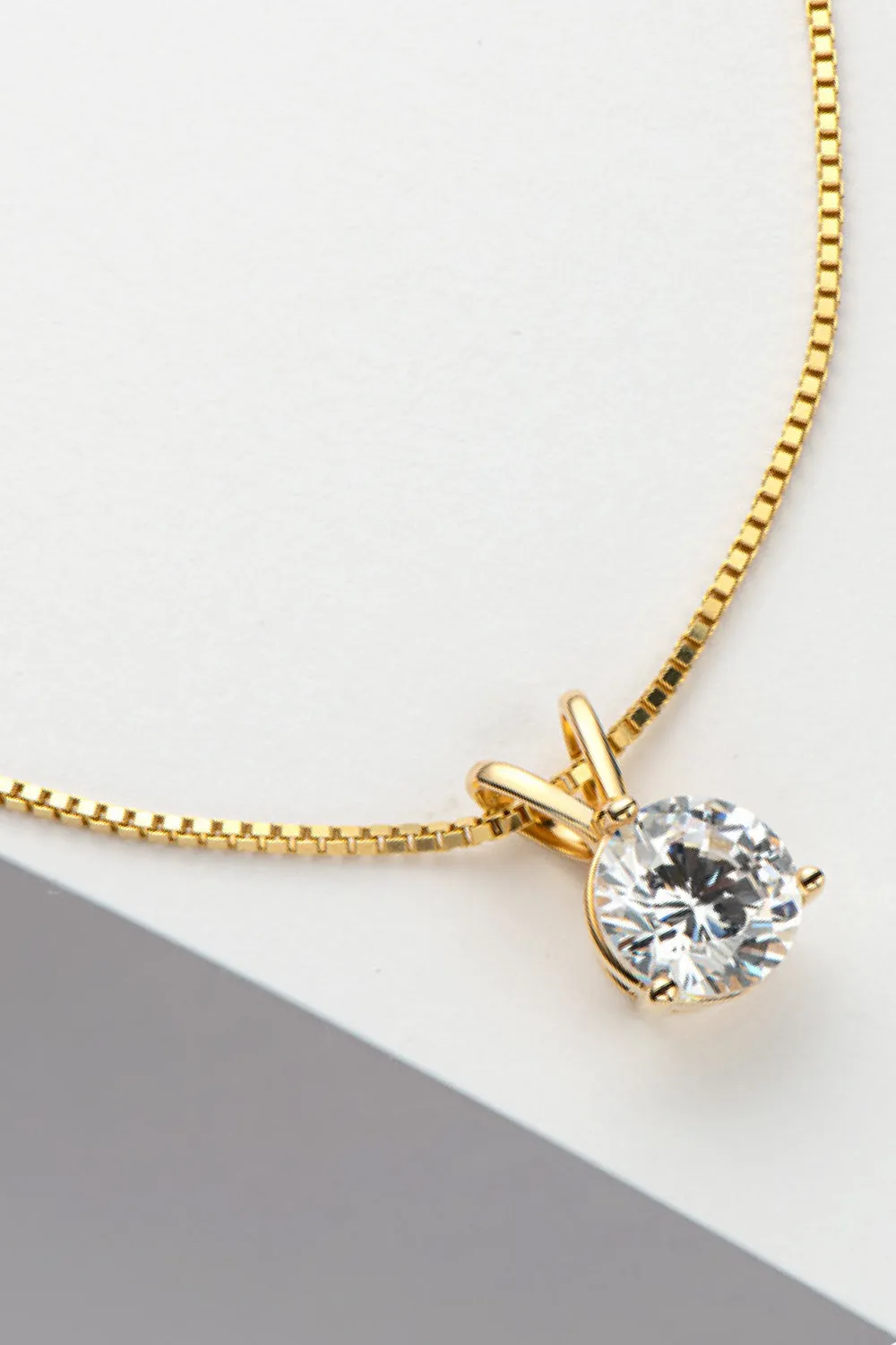 Show Off 1 Ct Moissanite Pendant Necklace