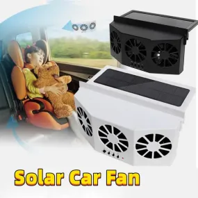 Solar Powered Car Fan