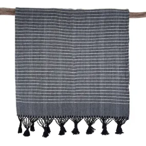 Woven Throw Blanket - Navy